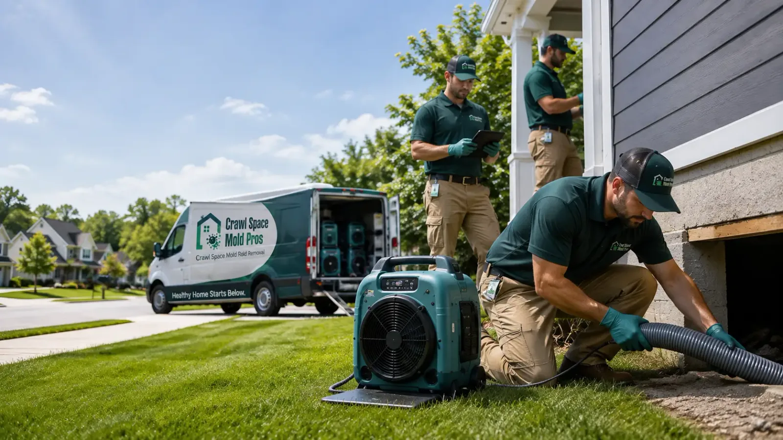 Crawl Space Mold Removal in Madison, NE